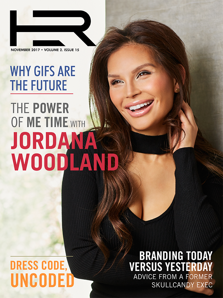 jordana woodland november issue of her magazine