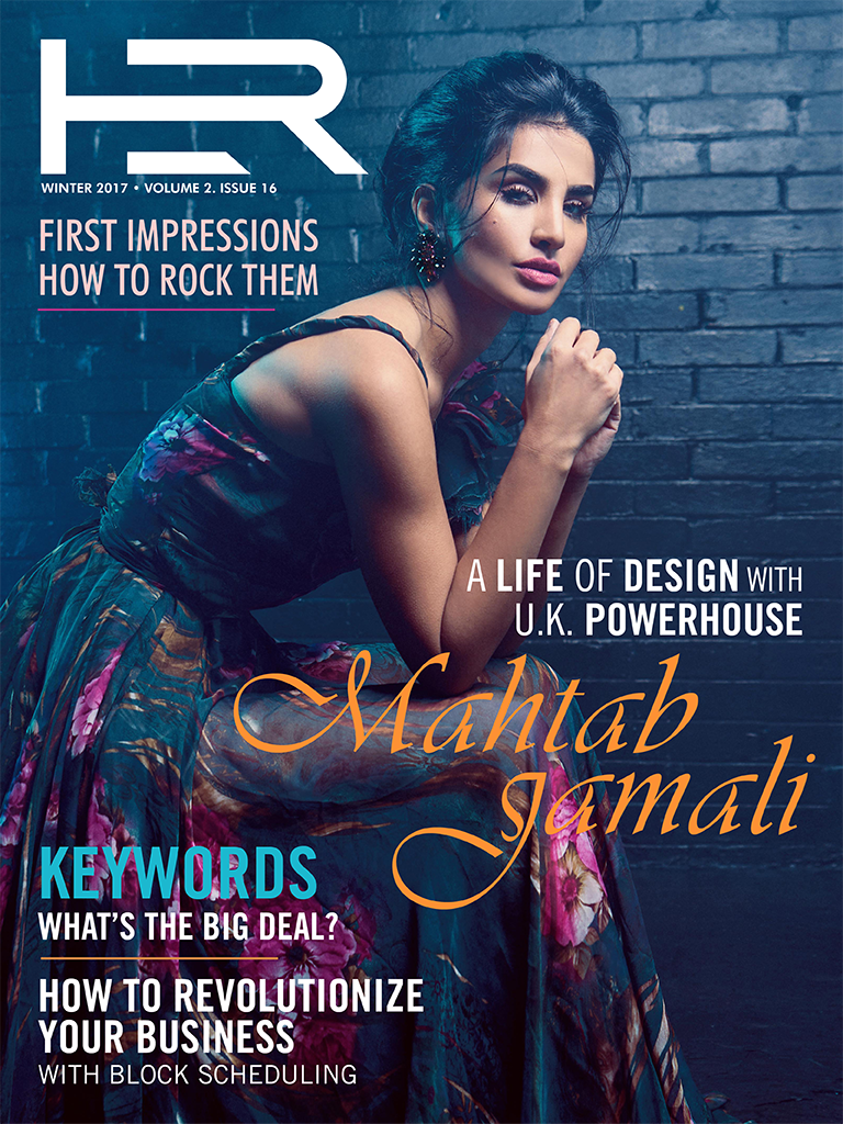 Winter 2017 issue of HER Magazine featuring Mahtab Jamali