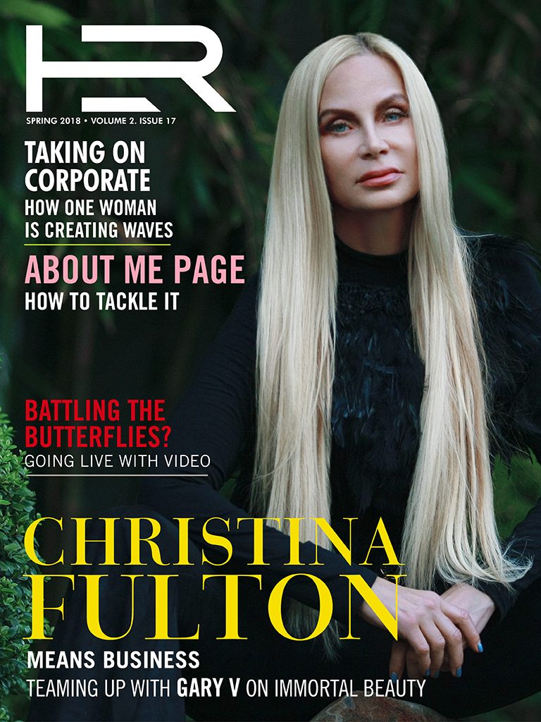 HER Magazine spring 2018 issue cover Christina Fulton